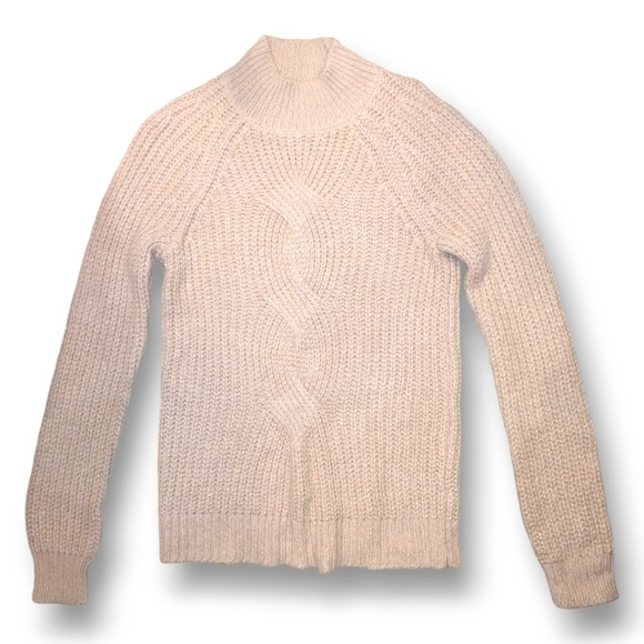 Calvin Klein Pullover Mock Turtleneck Cable Knit Sweater - Size XS - Picture 12 of 12